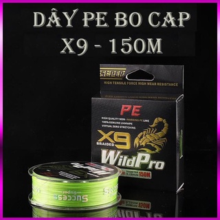 🐬 dây dù câu cá pe lure x9 wildpro dài 150m 🐬