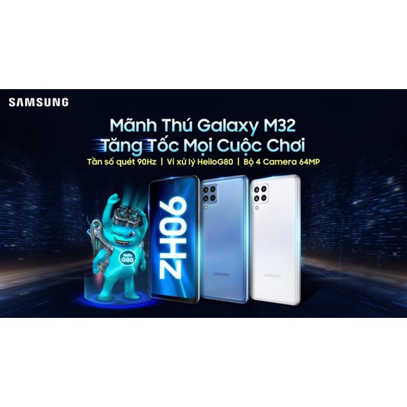 Điện thoại Samsung Galaxy M32 Chính hãng mới nguyên seal 100%