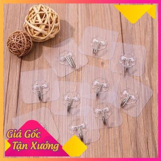 Móc dán tường siêu dính chịu lực 10kg treo quần áo, treo đồ dùng dễ sử dụng