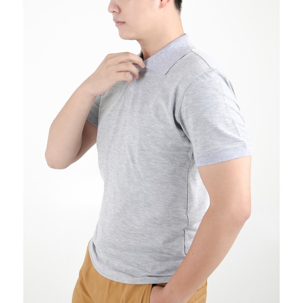 Áo thun nam cổ bẻ ngắn tay dáng ôm Kojiba
