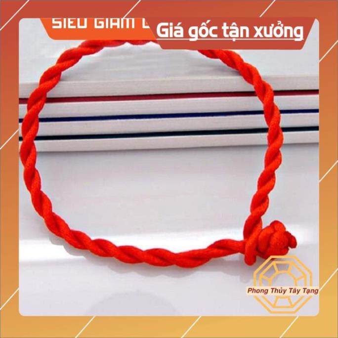 Vòng tay chỉ đỏ may mắn phong thủy  handemade nam nữ mix bi bạc, vàng, tỳ hưu, có màu đen