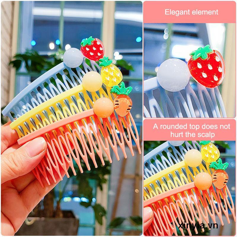 Lược Cài Tóc Chống Trượt Thiết Kế Dễ Thương Cho Bé Gái