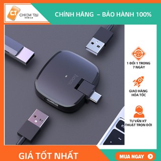 Hub chuyển Type-C to 3 USB 2.0 Hoco HB11