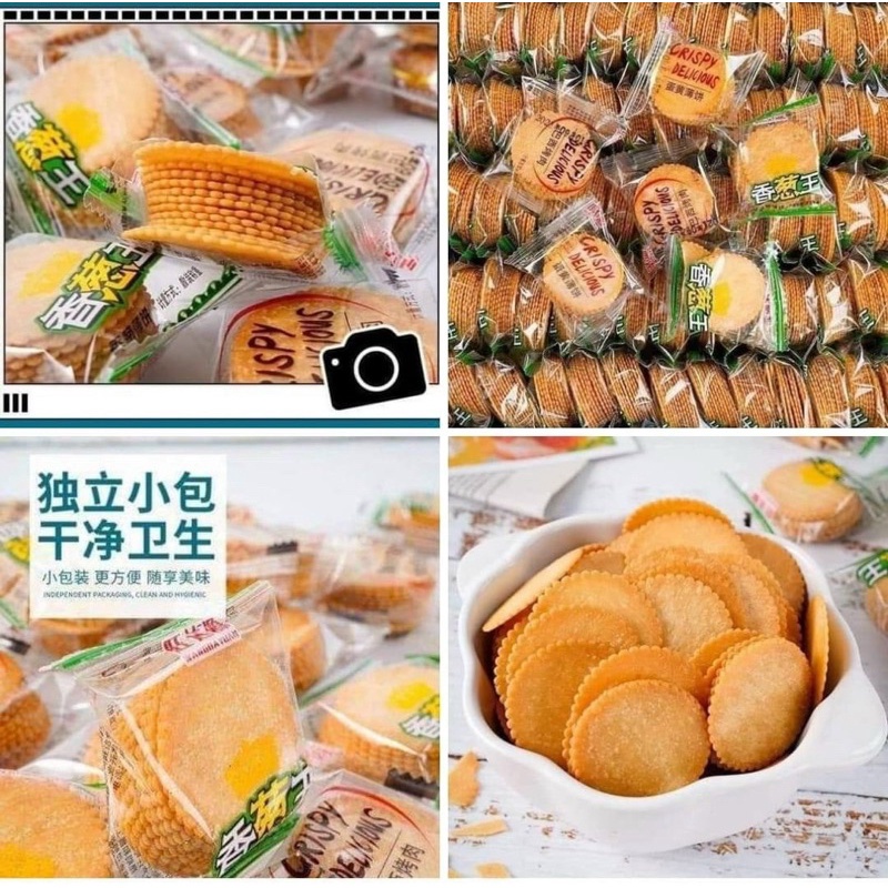 Bánh quy mặn đồng tiề n thùng 1 ký