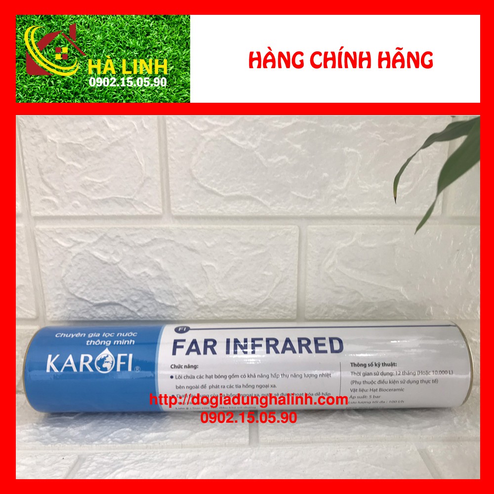 Lõi lọc nước số 8 Karofi Far Infared, Chất liệu Bioceramic