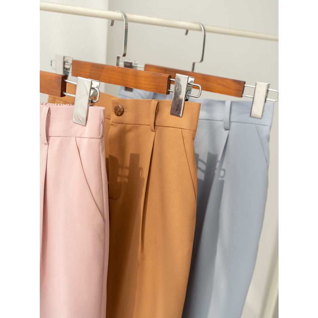 Quần color baggy pant MADELEN nhiều màu dáng slim