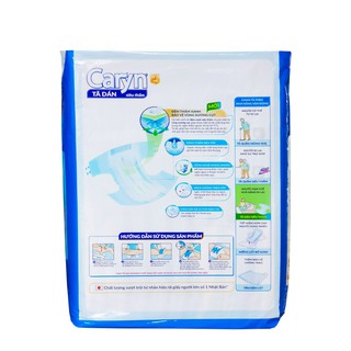 Tã dán siêu thấm Caryn size M10, M-L10, XL10