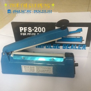 Máy hàn miệng túi 200mm + dây hàn