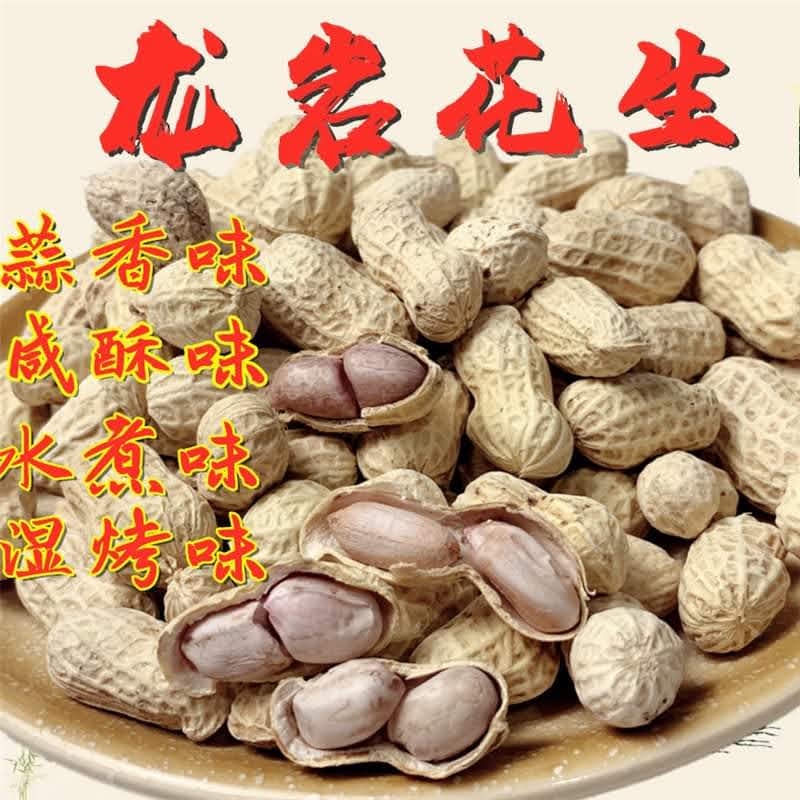 [ Giòn thơm ] Đậu phộng (Lạc ) phơi 1 nắng tẩm vị sấy giòn nguyên vỏ hiệu Long Yan ( gói 210gr ) ăn vặt đã nghiền