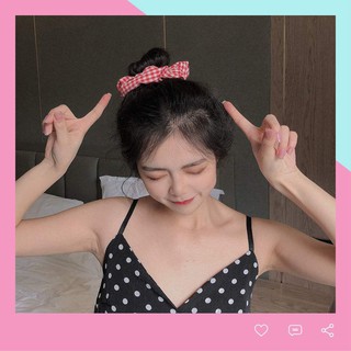 Dây chun buộc tóc vải scrunchies SC01