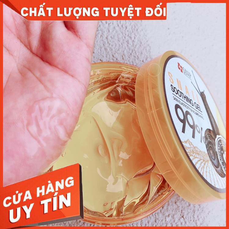 Gel Dưỡng Ẩm Dịu Da Chiết Xuất Ốc Sên SNP Snail 99% Soothing Gel