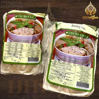 Chả bò giò chay đông lạnh Phương Loan - 1 gói 500g - Thực phẩm chay