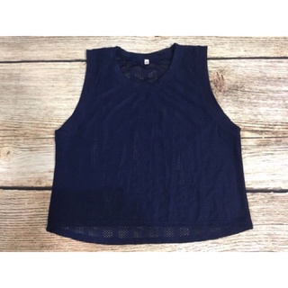 Áo croptop lưới sát nách