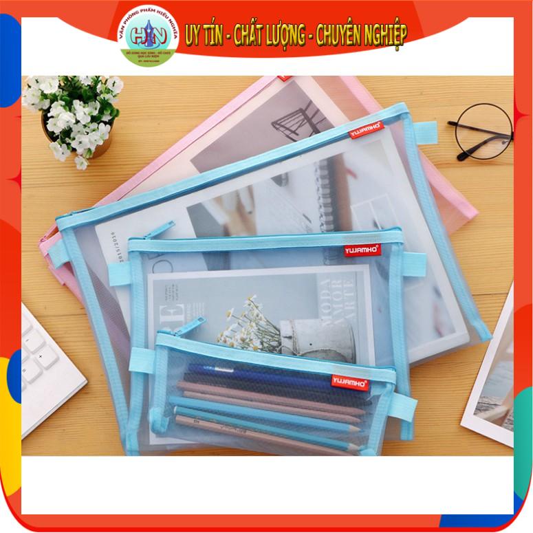 Túi lưới trong suốt đựng đồ - Loại lớn 22x33 (A4) Siêu đẹp - siêu rẻ