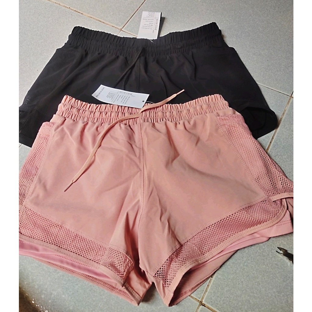 Quần Short Gym Thể Thao 2 Lớp Phối Lưới BigSize [Hình Thật Chính Chủ]