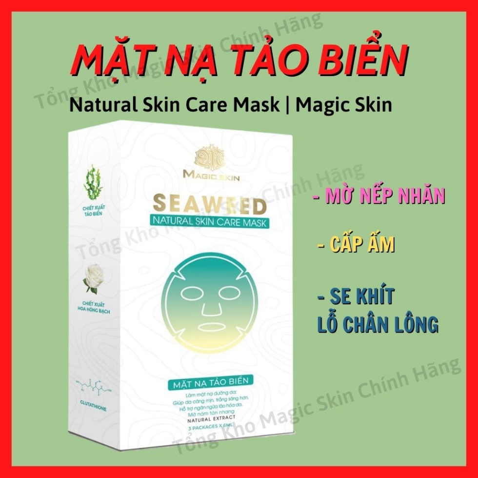 Mặt nạ tảo biển Seaweed Natural Skin Care Mask Magic Skin