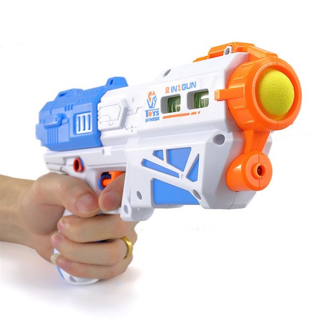 Đồ chơi 2in1 - mút xốp tròn và nước