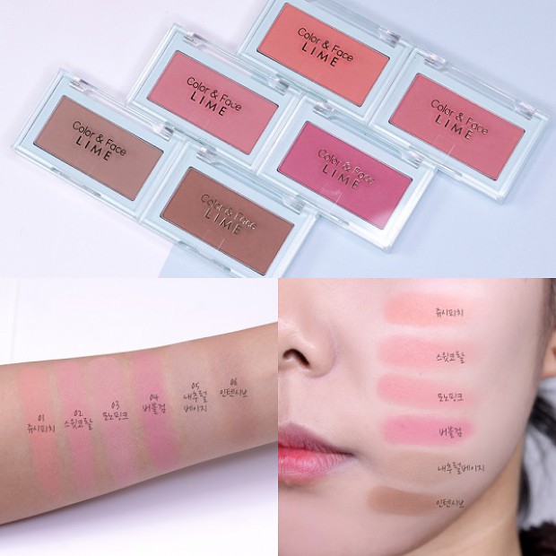 Phấn Má Hồng Đa Năng Lime Color & Face Single Blusher 4.5g (DATE:13/01/22) | BigBuy360 - bigbuy360.vn