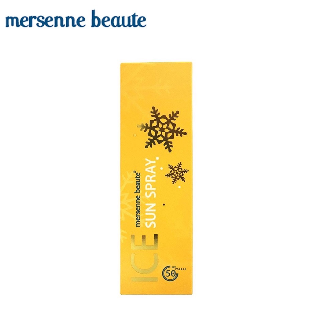 Xịt Chống Nắng Bảo Vệ Da, Ngăn Ngừa Lão Hoá Mersenne Beaute Ice Sun Spray SPF50+ PA+++ 100ml_Mersenne Beaute Chính Hãng