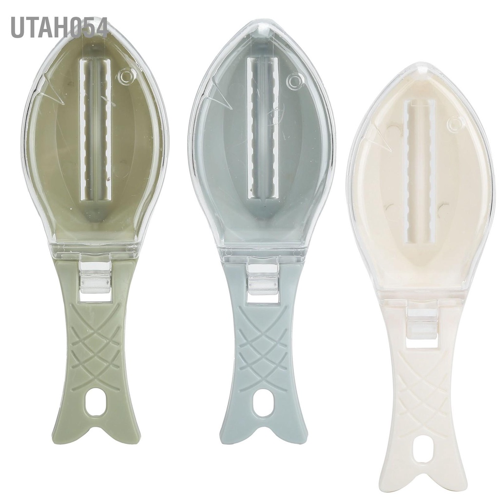 Utah054 Hướng dẫn sử dụng Máy cạo vảy Nhẹ Loại bỏ cá Dụng cụ loại nhà bếp