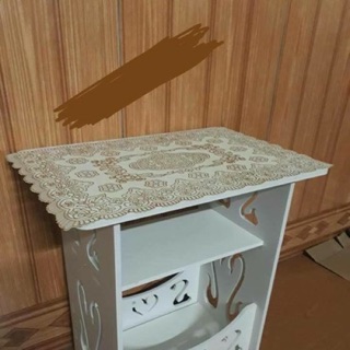 Kệ vuông thiên Nga tặng khăn trải ạ