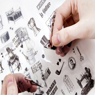 Sticker B&W Cổ Điển