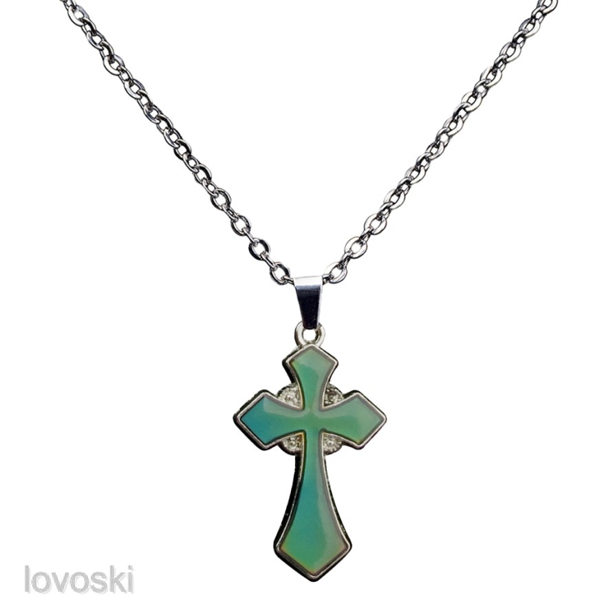 Dây chuyền mặt thánh giá đổi màu theo nhiệt độ