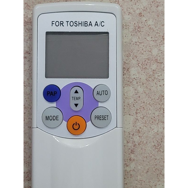 Điều khiển máy lạnh Toshiba loại 7 nút