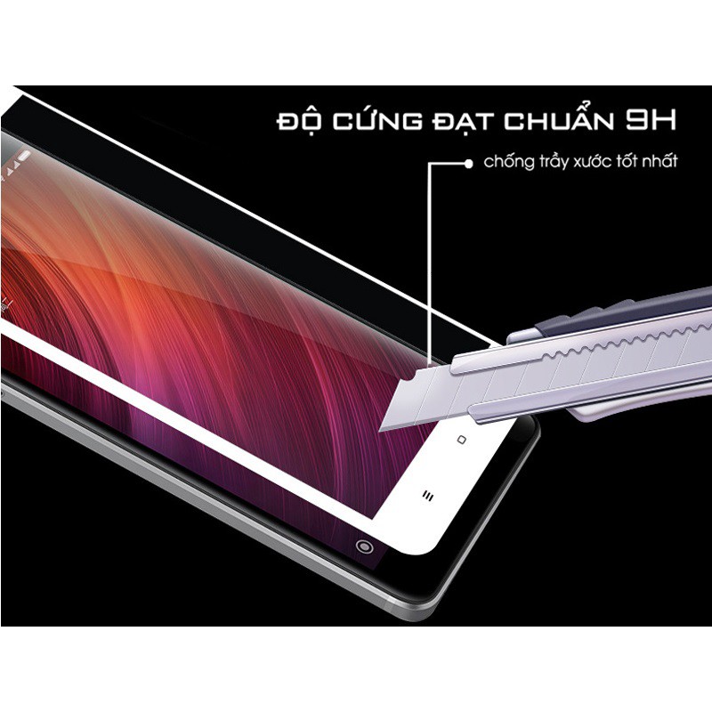 Kính cường lực Xiaomi Redmi Note 4 , Redmi Note 4x full màn hình 9H tặng kèm giấy lau