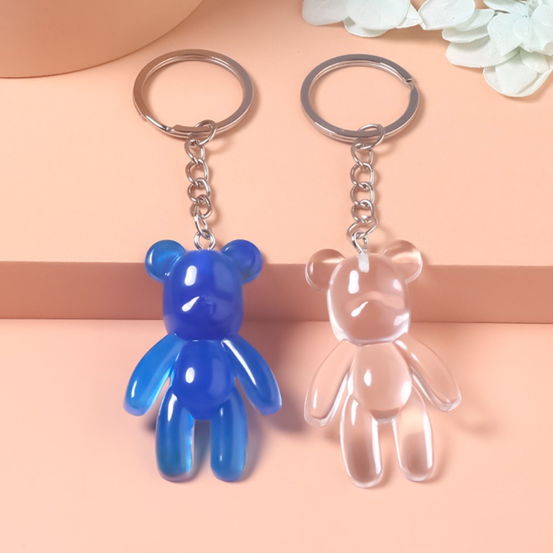 Khuôn silicone làm mặt Vòng cổ hình gấu DIY