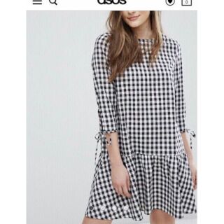 Váy kẻ xuông ASOS