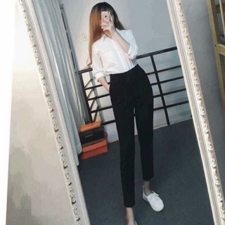 Quần baggy zara lưng thun