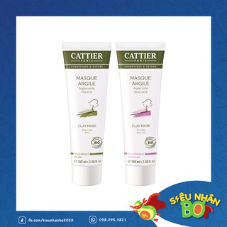 Mặt Nạ Đất Sét Cattier Masque Argile 100ml