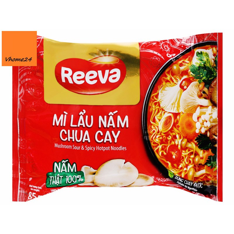  Mì Reeva lẩu nấm chua cay gói 85g