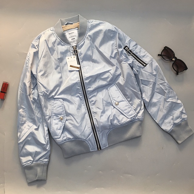 áo khoác BERSHKA bomber lót lông | BigBuy360 - bigbuy360.vn