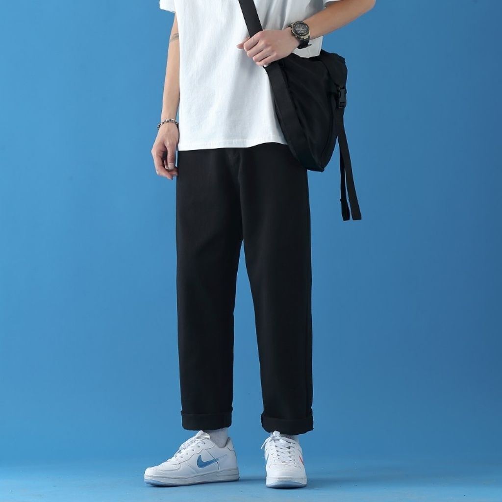 Quần Jean Baggy Nam Ống Rộng Dáng Suông Form Đứng Phong Cách Unisex Chất Vải Bò Cao Cấp Dày Dặn Hottrend 2022