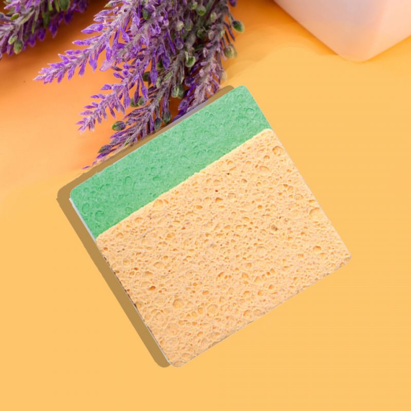 Bông Nở Rửa Mặt Vacosi Cleansing Sponge Làm Sạch Da Hiệu Quả - BN01 (Bịch 2 Miếng)