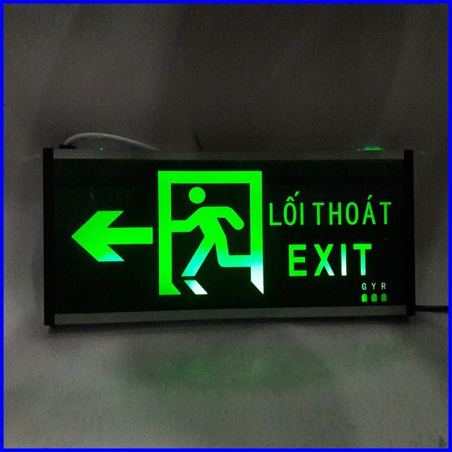 Đèn EXIT 1 mặt cao cấp - Điện Việt