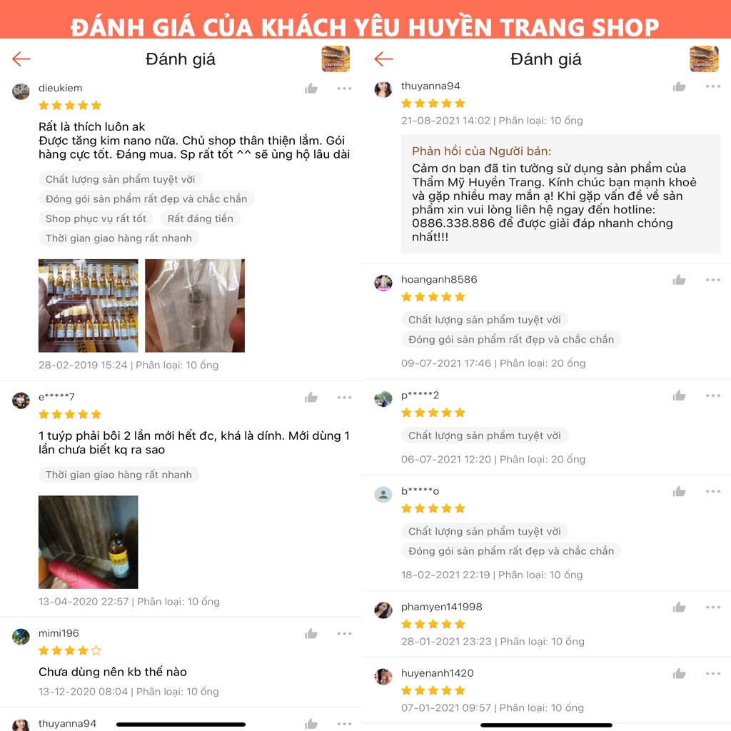 Serum Vitamin C Dưỡng Trắng Chống Lão Hóa Da - Thẩm Mỹ Huyền Trang