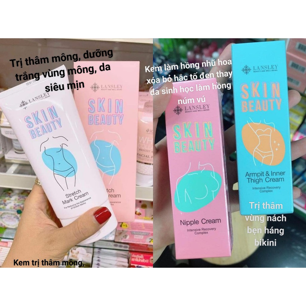 Kem Trị Thâm Mông, Bikini, Hồng Nhũ Hoa LANSLEY SKIN BEAUTY Thái Lan