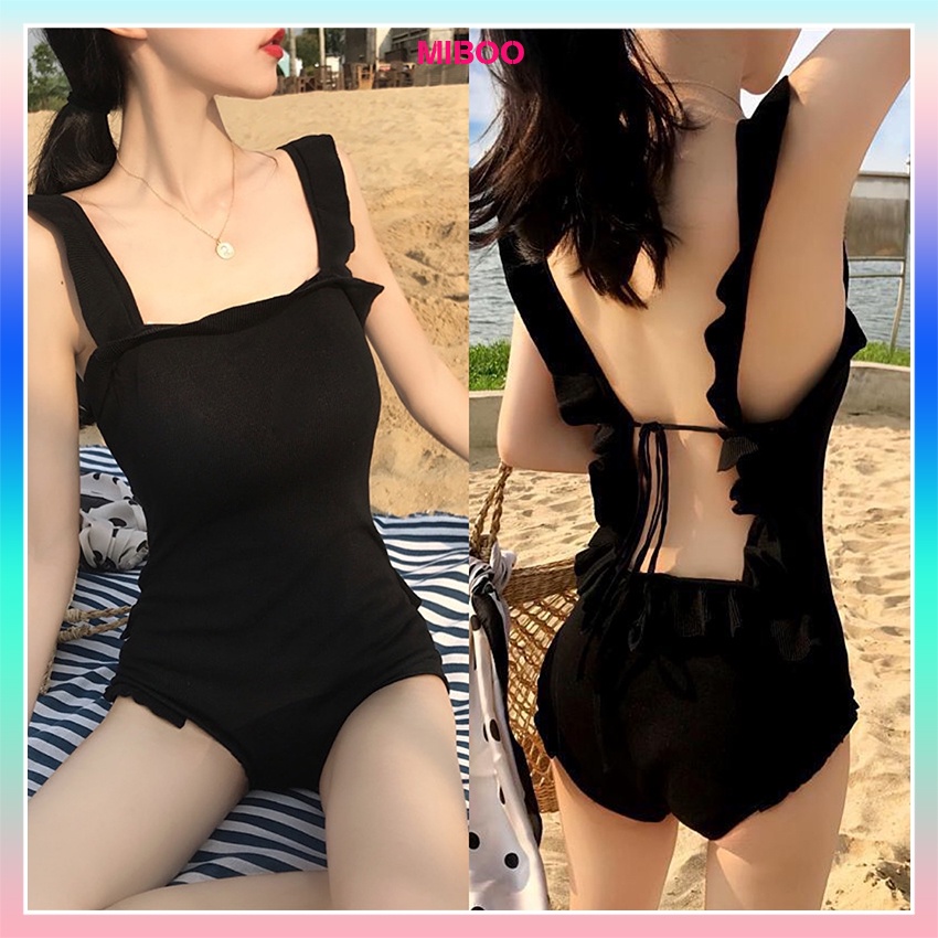 Aó bơi đi biển liền thân mảnh hở lưng rất đẹp