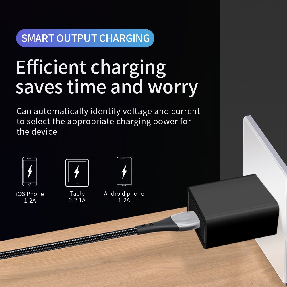 Cục sạc nhanh USB 3.0 thích hợp cho Iphone 12 11 Pro 8 Us / Eud Samsung Xiaomi