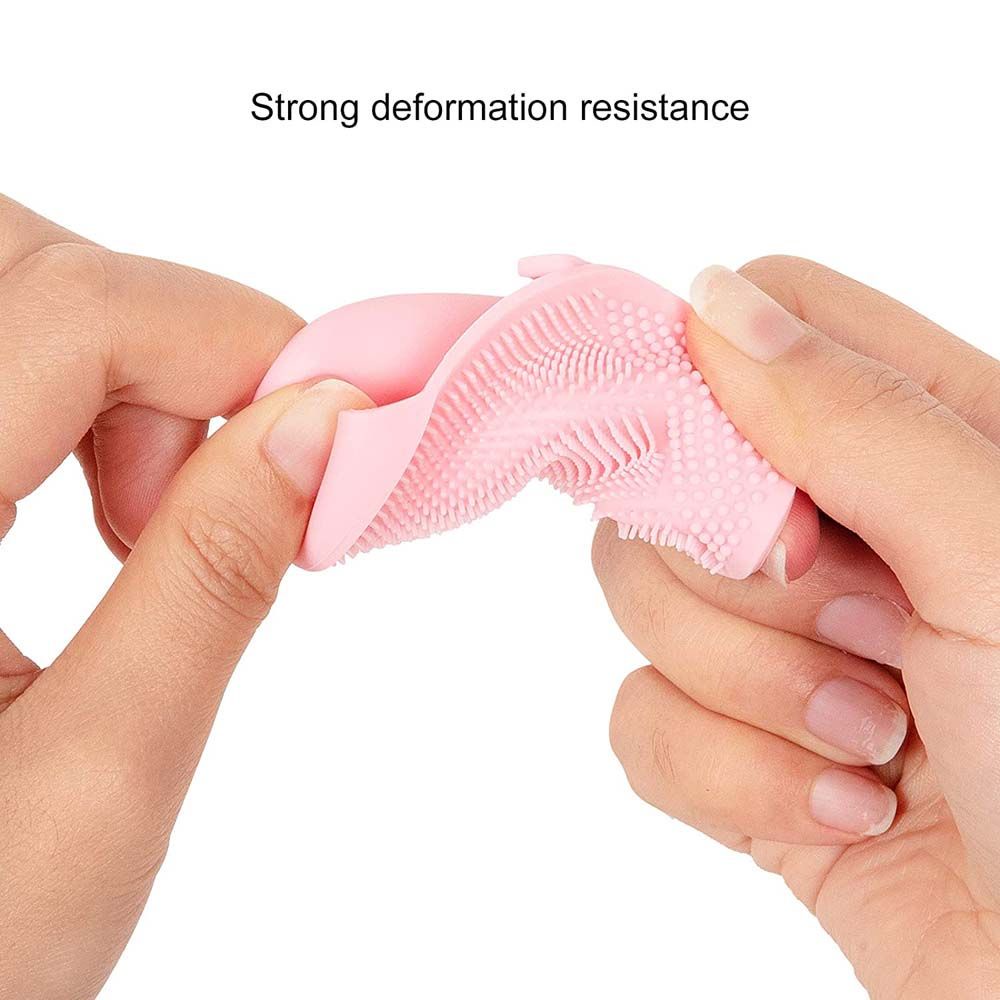 [Hàng mới về] Bàn chải silicon mềm mini tẩy tế bào chết làm sạch sâu lỗ chân lông với nhiều màu tùy chọn