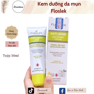 [CHÍNH HÃNG date 5.2024] Kem dưỡng kiểm soát dầu nhờn Floslek Anti Acne