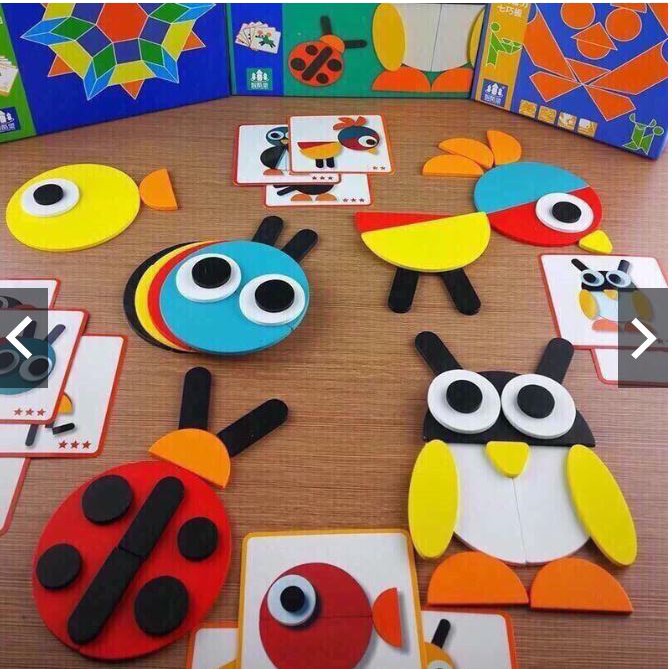Bộ ghép hình thông minh Montessori Fun Board