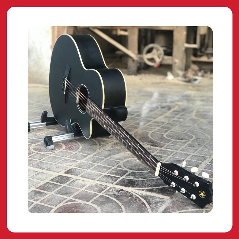 Đàn guitar acoustic có ty ET-075SV Tặng kèm bao da 3 lớp