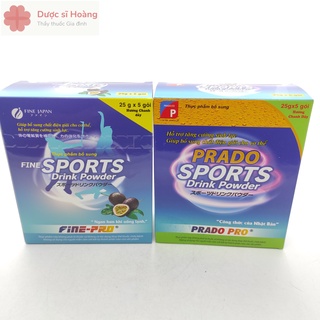 Nước Uống Bù Điện Giải - Fine Sport Drink Powder & Prado Sport Drink Powder