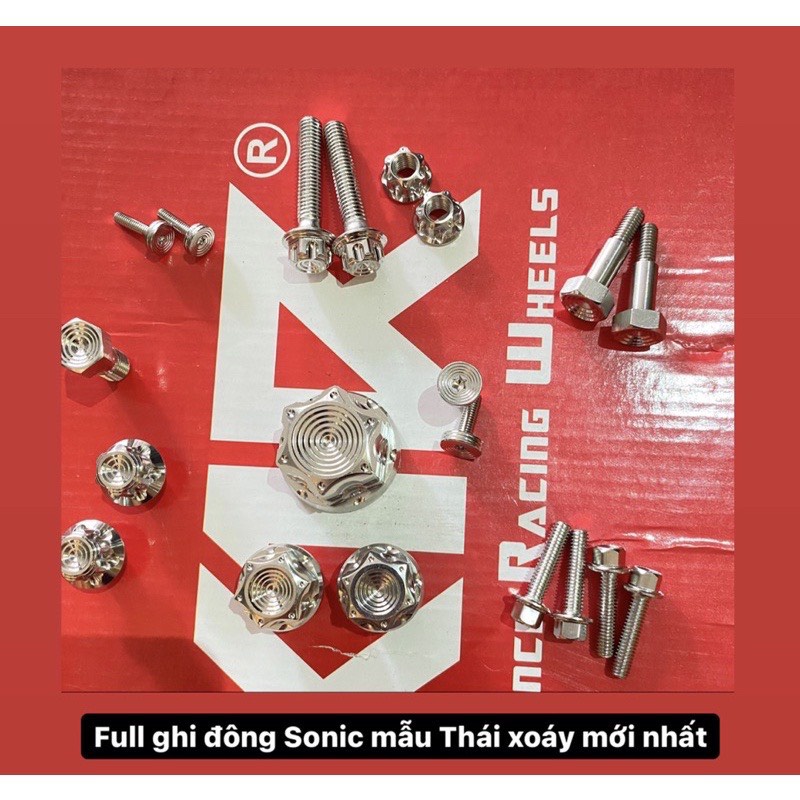 Combo ốc salaya Full đầu Sonic, Satria