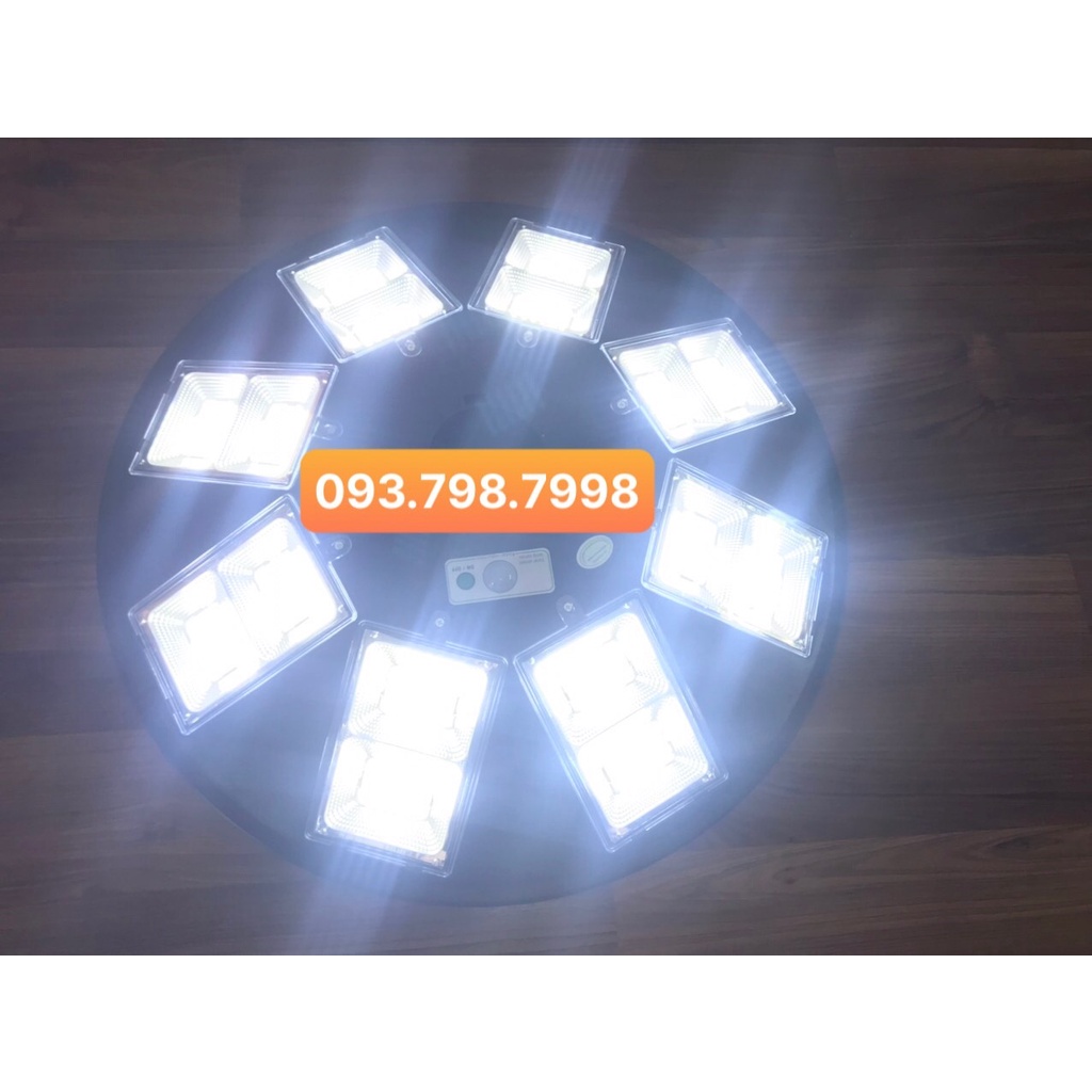 Đèn Năng Lượng Mặt Trời Sân Vườn,Công Viên UFO 500w  Siêu Sáng Chống Nước IP66. Đèn Dĩa Bay