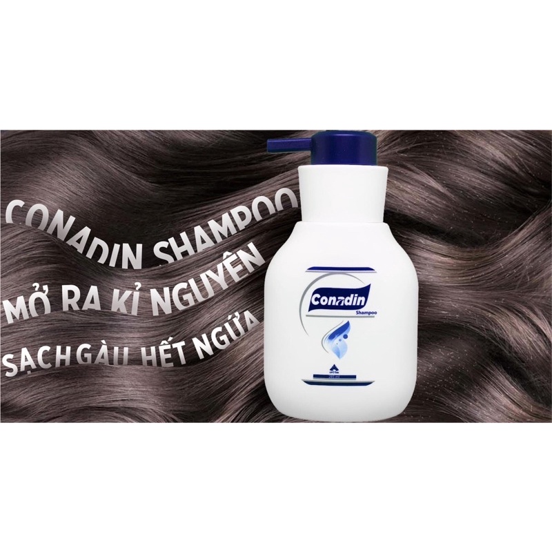 Dầu gội Sạch Gàu- giảm rụng tóc, giảm ngứa , phục hồi và bảo vệ tóc Conadin shampoo
